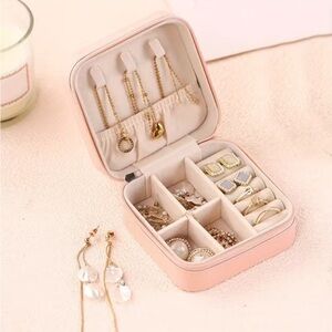 Chic Pink Jewelry Storage Case